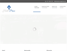 Tablet Screenshot of hotelprinceargentina.com